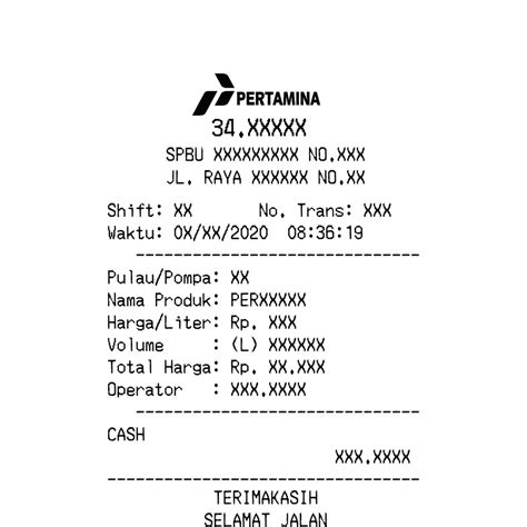 Contoh Nota Spbu Saung Belajar