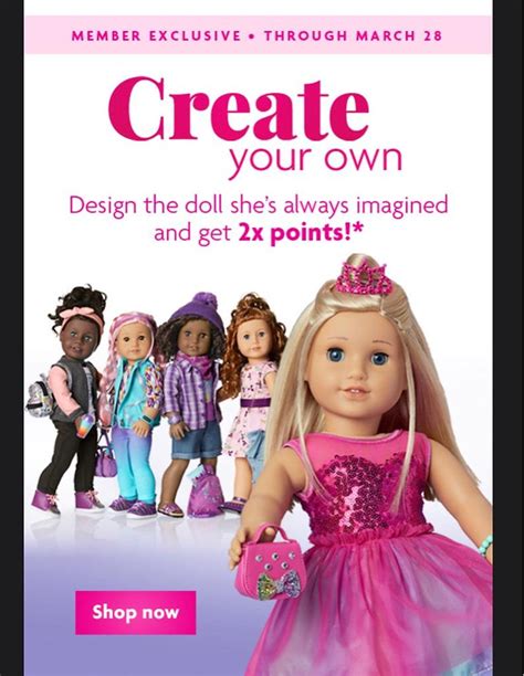 American Girl Create Your Own Deal