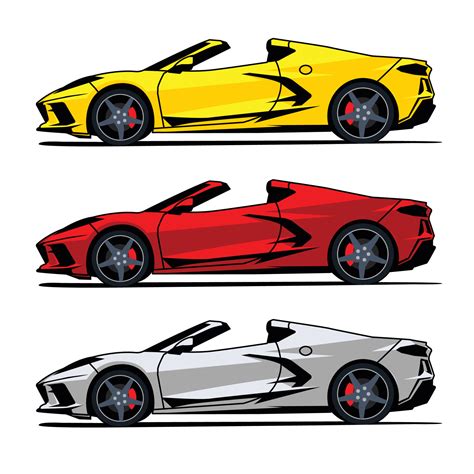 Fast Car Side View Vector Design 11045887 Vector Art At Vecteezy