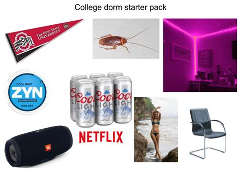 College Dorm Starter Pack Rstarterpacks Starter Packs Know Your