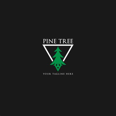 pine tree logo vector 24612184 Vector Art at Vecteezy