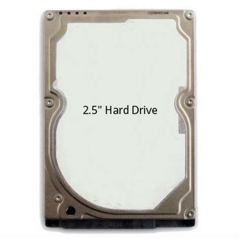 2.5 inch Hard Drive Actual Size Image