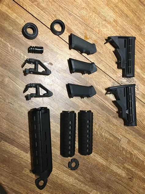 Stocks Handguards Pistol Grips Gas Blocks Delta Rings And A2 Birdcage