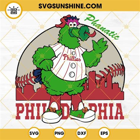 Philadelphia Phillies Phanatic Svg Phillies Baseball Svg Phillie