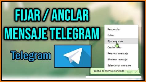 Gu A Definitiva C Mo Fijar Un Mensaje En Telegram Paso A Paso En