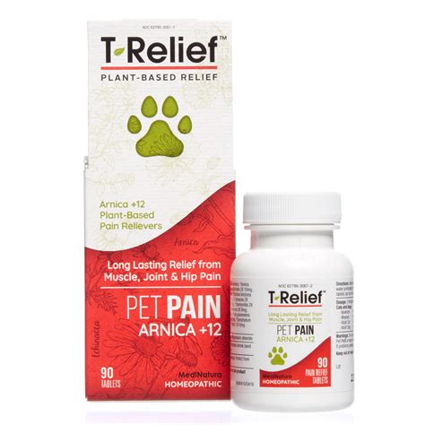 Buy T Relief Pet Pain Relief Arnica Powerful Natural Medicines Help