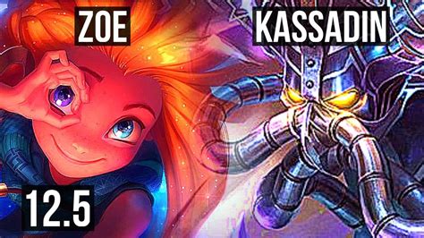 Zoe Vs Kassadin Mid Rank Zoe Winrate Rank Tr