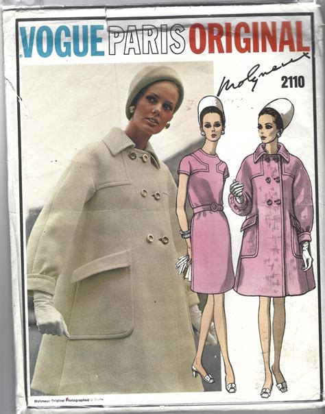 Vogue Sewing Pattern Paris Original Molyneux Vintage S