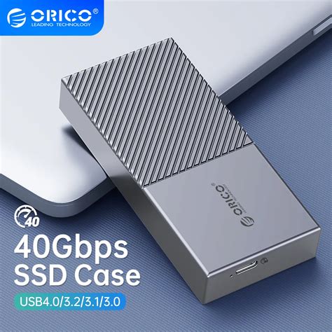 ORICO carcasa de aluminio para Ssd carcasa externa portátil de 40Gbps