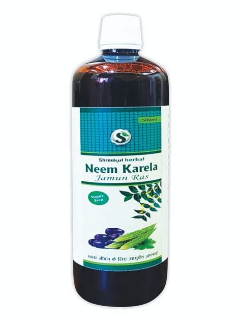 Herbal Neem Karela Jamun Juice Packaging Type Bottle Packaging Size