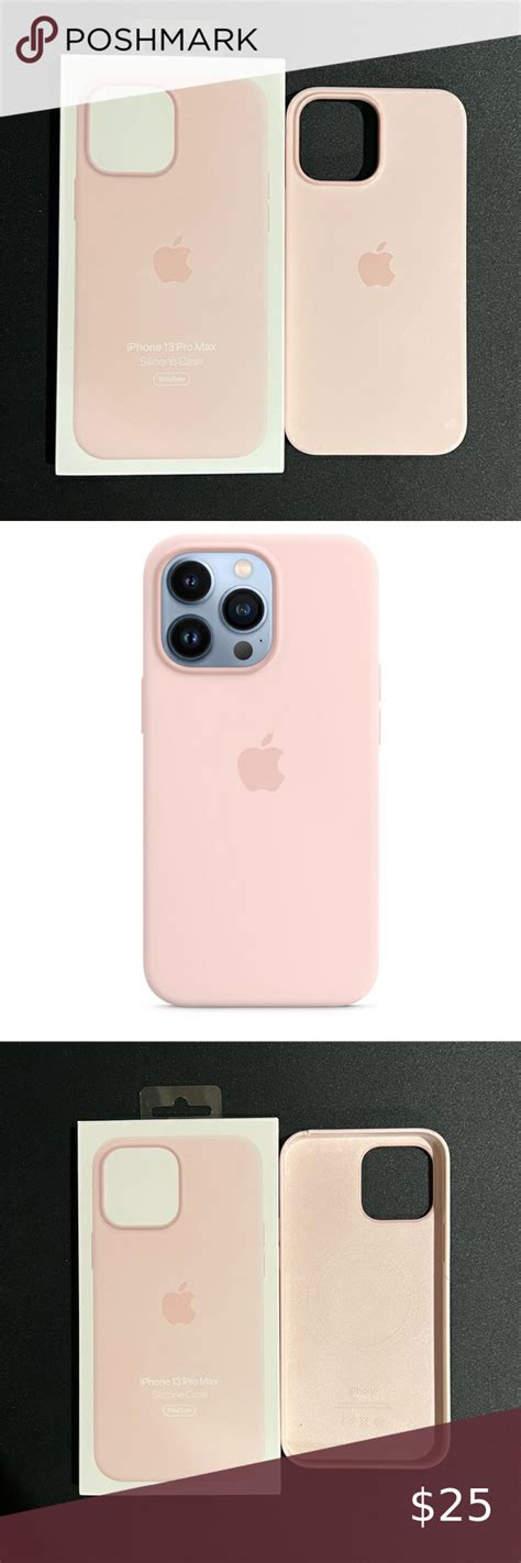 Iphone Pro Max Silicone Case With Magsafe Chalk Pink Pink Iphone