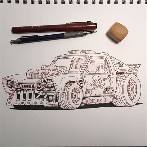 The Art of Damon Moran | Cool car drawings, Car artwork, Car illustration