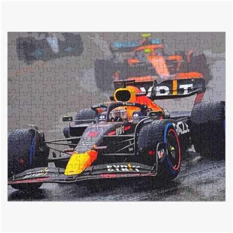 Puzzle For Sale Con La Obra Max Verstappen Corriendo Bajo La Lluvia En