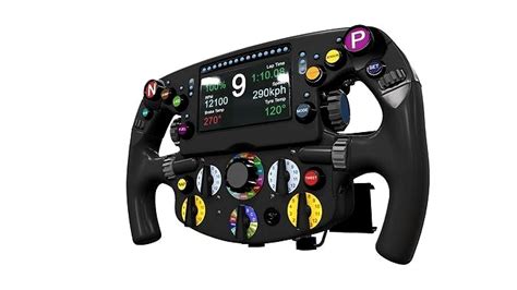 Car f1 steering wheel 4 3d model