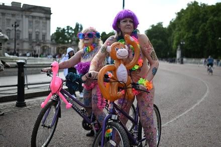 People Participate World Naked Bike Ride Editorial Stock Photo Stock