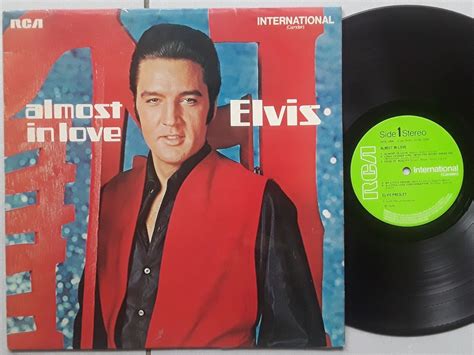 Elvis Presley Almost In Love Uk Lp Rpm Ebay