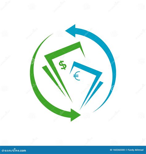 Simple Money Transfer Logo Vector Concept Design Icon Illustration Stock Vector - Illustration ...