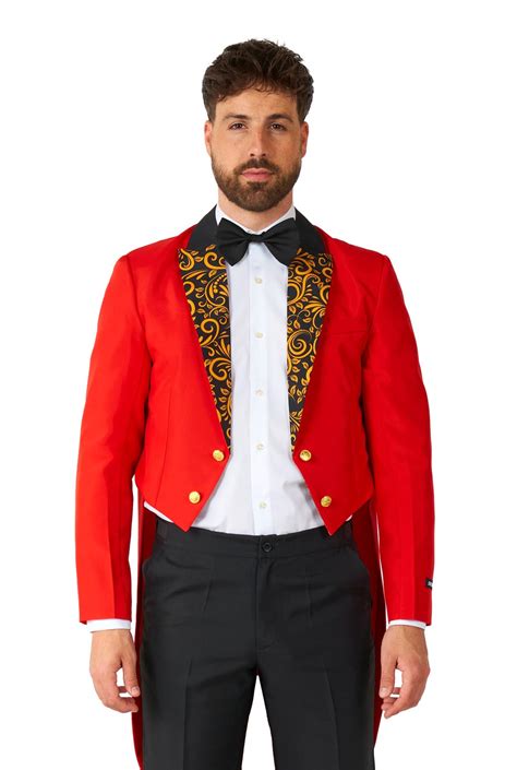 Circus Tailcoat Suit Red Suitmeister