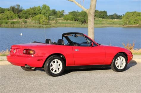 1990 Mazda Mx 5 Miata Convertible 65k Original Miles 1 Owner Garaged No Reserve