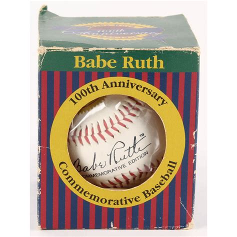 Babe Ruth Th Anniversary Commemorative Baseball In Packaging