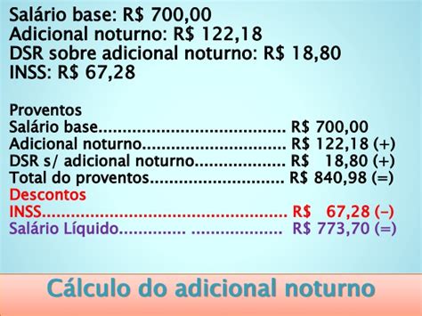 Adicional Noturno Clt C Lculo Valor Veja Mais