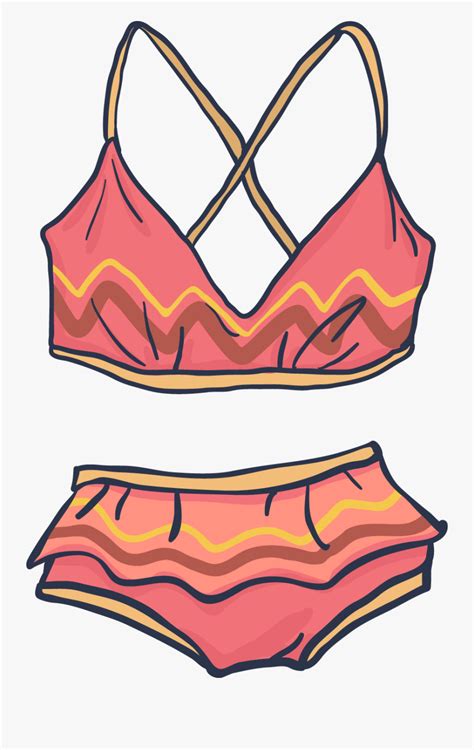 Bikini Clipart Swimsuit Clip Art Swim Suit Clipart Summer Etsy Canada