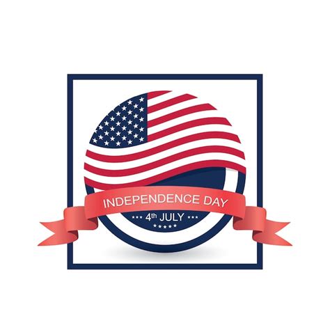 Premium Vector Happy Th Of July United States Independence Day