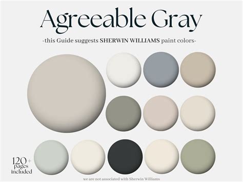 Sherwin-williams Agreeable Gray Color Palette, Paint Your Whole House ...