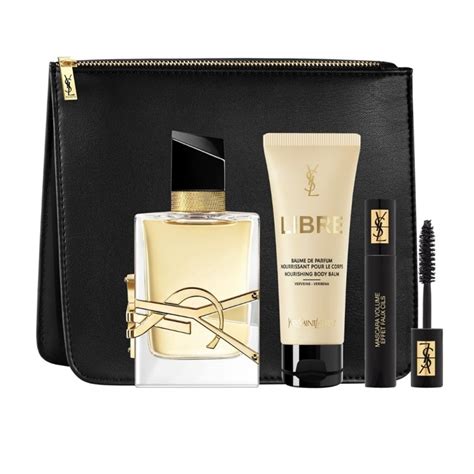 YSL Libre Perfume 50ml Gift Set Body Balm Mascara Bag