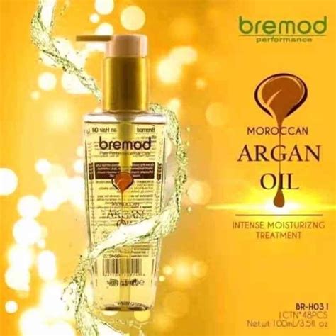 Bremod Hair Serum 100ml Moroccan Argan Oil Intense Moisturizing