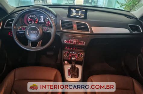 Audi Q3 1 4 Tfsi Flex Prestige S Tronic Cinza Flex 2019 Usado Interior Carro