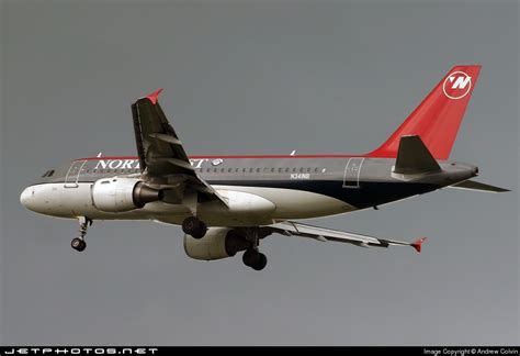 N341NB Airbus A319 114 Northwest Airlines Andrew Colvin JetPhotos