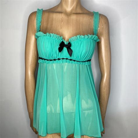 VINTAGE BABYDOLL LINGERIE TOP Brand Fredricks Of Depop