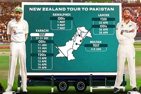 Schedule For New Zealand Tours Of Pakistan Unveiled