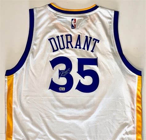 Kevin Durant Signed Warriors Jersey - The Autograph Source