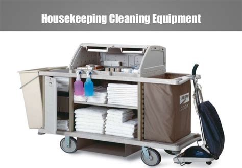 Housekeeping Dept 5- Housekeeping Equipment