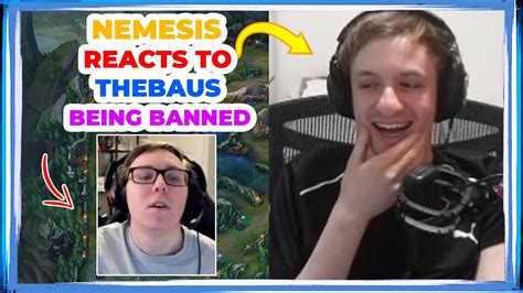 Nemesis Reacts To TheBAUS Being BANNED Again YouTube