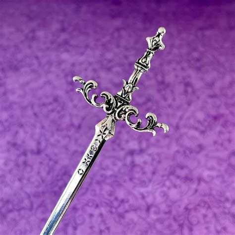 Medieval Fantasy Sword Hair Stick Hair Pin Celtic Elven Elf Fairy Cosplay Costume Witch Dandd