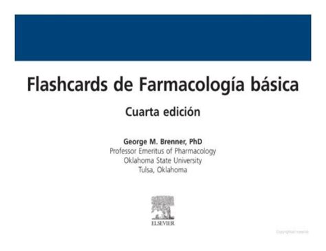 Flashcards De Farmacolog A B Sica Ed George Bre Nayeli Lorena