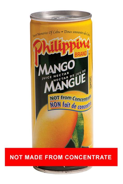 Philippine Brand Mango Juice Nectar 250ml Profoodcorp