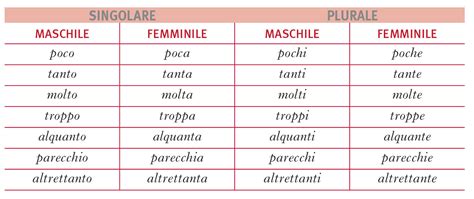 INDEFINITI AGGETTIVI In La Grammatica Italiana