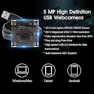 Amazon Mp Usb Camera With Aptina Cmos Sensor Hd Megapixel