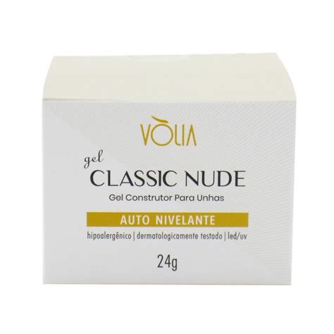 Gel Volia Classic Nude Auto Nivelante g Vòlia Gel para Unhas Magazine Luiza