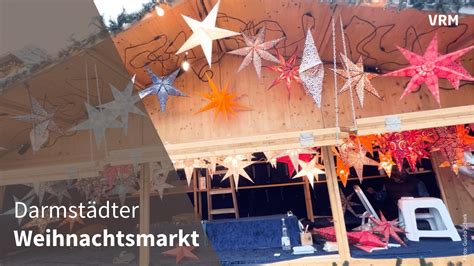 Aufbau für den Darmstädter Weihnachtsmarkt läuft VRM Mediathek