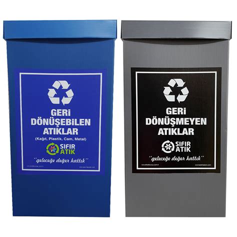 Geri Dönüşüm Kutusu 2 Li Set Fiyatları ve Özellikleri