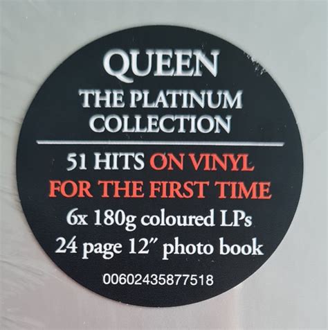 Queen The Platinum Collection 6lp Boxset The Record Centre