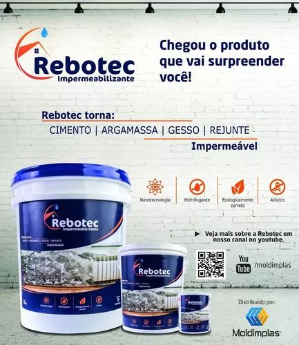 Kit Impermeabilizante Hidrofugante Rebotec G Kg