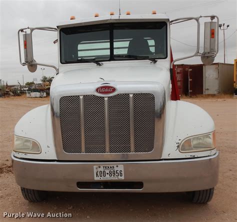 2008 Peterbilt 325 Flatbed Truck In Odessa Tx Item Dj1070 Sold