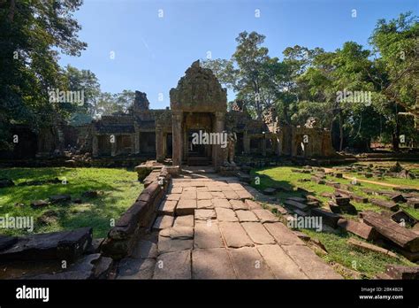 Ancient Of Prasat Preah Khan Temple At Angkor Wat Complex Angkor Wat