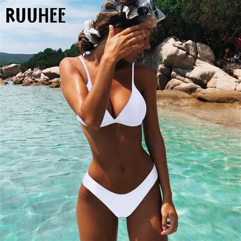 RUUHEE Brazilian Bikini Swimwear Women Swimsuit 2022 Micro Bikini Set